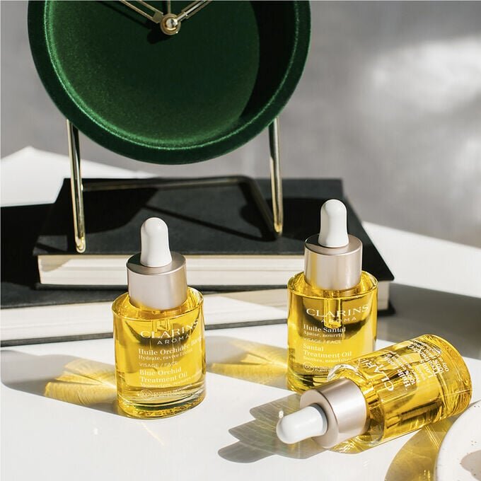 Blue Orchid Face Treatment Oil pour le visage, pour peaux sèches