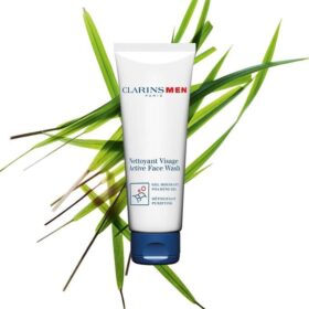 ClarinsMen Active Face Wash - Nettoyant visage doux, purifiant et moussant pour hommes