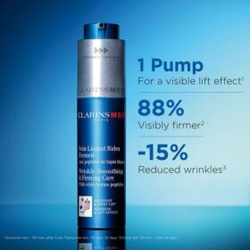 ClarinsMen Crème hydratante anti-âge lissante et raffermissante pour le Visage