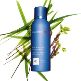 ClarinsMen Gel moussant pour rasage tout en douceur - Mousse de rasage hydratante pour hommes