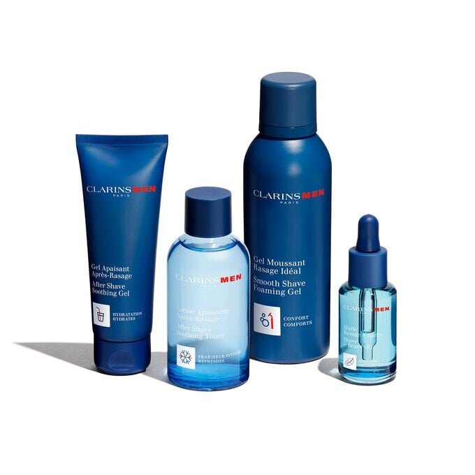 ClarinsMen Gel moussant pour rasage tout en douceur - Mousse de rasage hydratante pour hommes