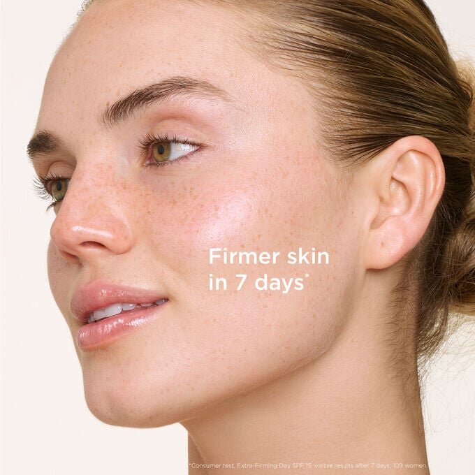 Coffret Double Serum Light & Extra-Firming avec SPF | 1,7 oz de Double Serum Light et de Crème de Jour Extra-Firming SPF 15 | Duo sérum anti-âge et crème hydratante