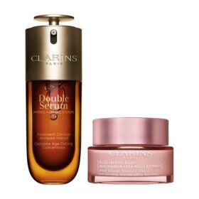 Coffret Double Serum & Multi-Active | Double Serum 1,7 oz et Crème de Jour Multi-Active | Routine de soins anti-âge