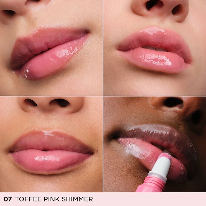 Coffret Lip Perfector Shimmer | Ensemble de gloss Rose Shimmer et Toffee Pink Shimmer