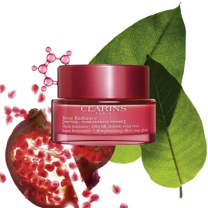 Crème de jour aux peptides « Rose Radiance » pour peaux matures