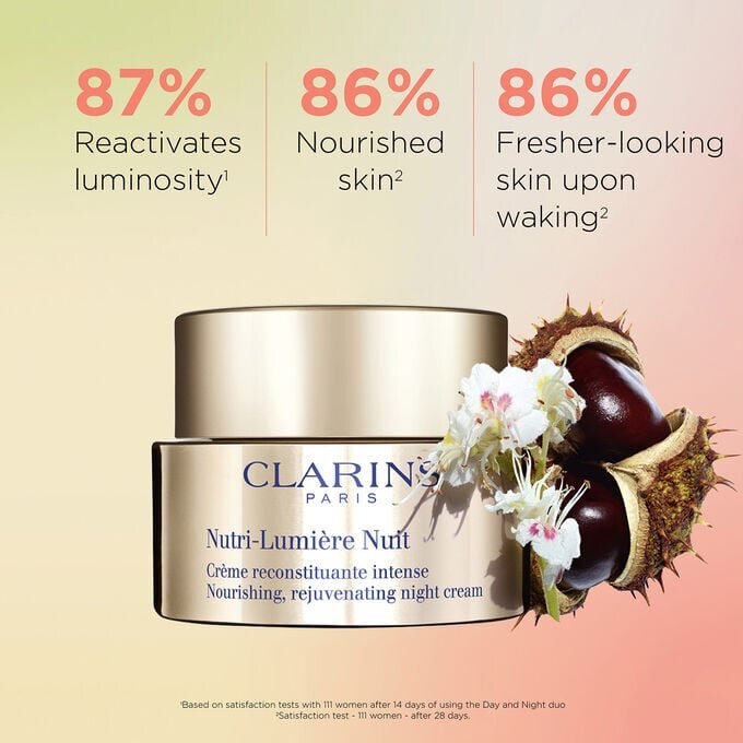 Crème de nuit Nutri-Lumière - Soin hydratant de nuit anti-âge + nourrissant pour peaux matures