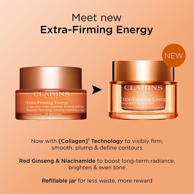 Crème hydratante rechargeable Extra-Firming Energy au polypeptide de collagène + niacinamide