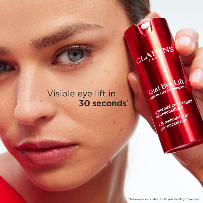 Crème pour les yeux rechargeable Total Eye Lift : raffermissante, anti-rides, anti-cernes et anti-poches