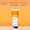 Crème solaire visage au toucher sec - Spectre large SPF 50+