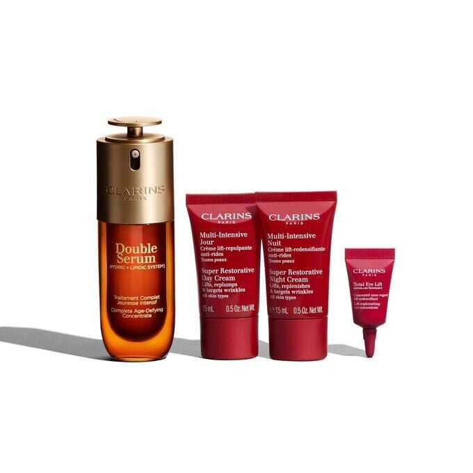 Double Serum + Collection Super Restorative | Avec l’emblématique Double Serum | Pour une routine de soins anti-âge des peaux matures