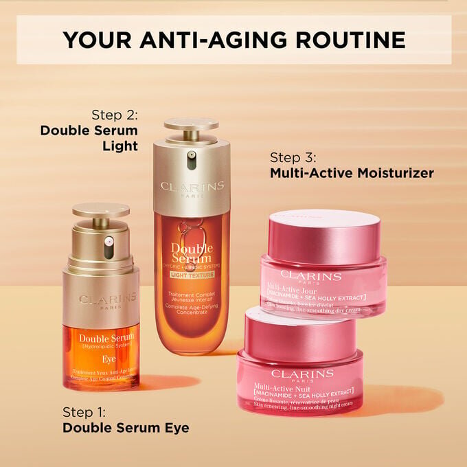 Double Serum Texture Légère - Concentré anti-âge raffermissant + lissant