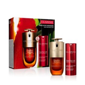 Duo anti-âge Visage + Eye Wonders | Comprend le Double Serum + le Total Eye Lift | Coffret best-seller anti-âge