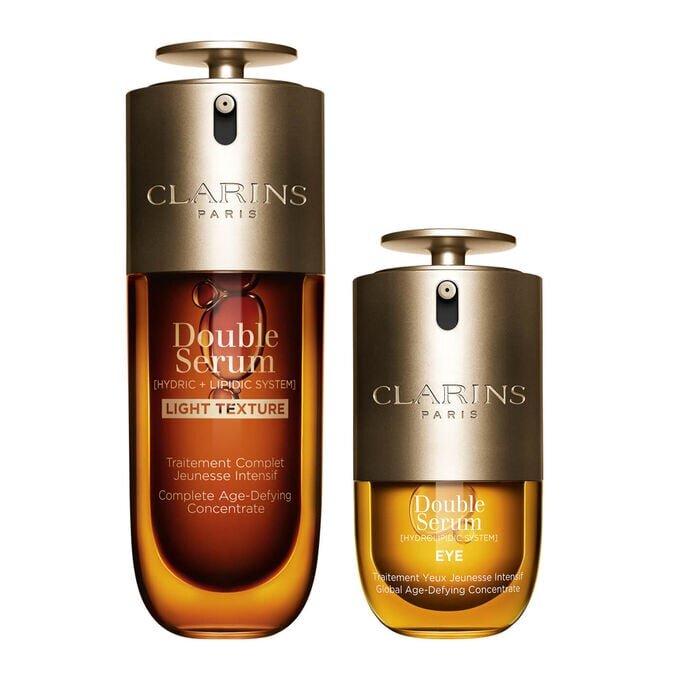 Duo Double Serum Light + Double Serum Eye | Le Double Serum anti-âge best-seller à la texture légère, 1,7 oz + Double Serum Eye