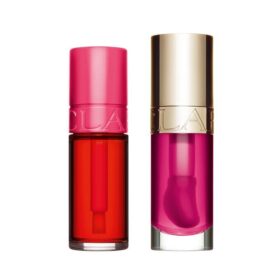 Duo huile à lèvres et rouge à lèvres longue tenue en rose | Lip Comfort Oil iconique pour le confort des lèvres et Water Lip Stain à base d’eau | Pour des lèvres hydratées et visiblement repulpées