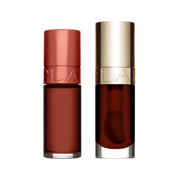 Duo huile à lèvres et rouge à lèvres longue tenue « Nude » | Lip Comfort Oil et rouge à lèvres longue tenue Water Lip Stain | Pour des lèvres hydratées et visiblement repulpées