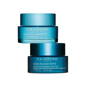 Duo Hydra-Essentiel 24/7 | Crème hydratante jour et nuit | Pour une hydratation 24 heures sur 24 grâce à l’acide hyaluronique