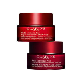 Duo Super Restorative 24/7 avec SPF | Crème de jour et de nuit Super Restorative SPF 15 | Pour régénérer les peaux matures