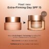 Extra-Firming Day SPF 15 rechargeable moisturizer, with collagen polypeptide and niacinamide
