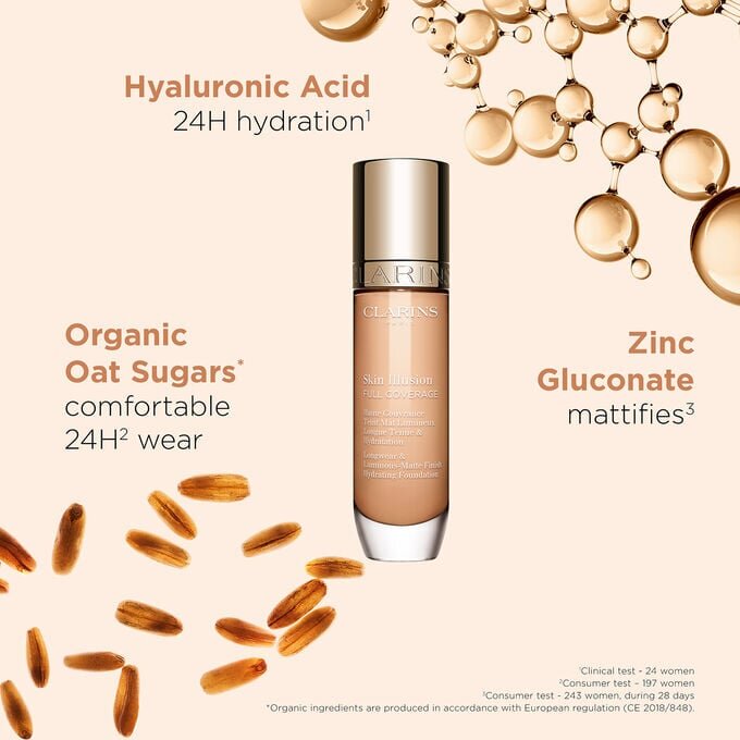 Fond de teint couvrance totale Skin Illusion