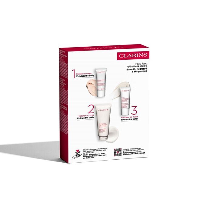 Kit d’hydratation parfait | Comprend une lotion corporelle ultra-hydratante + un gommage corporel | Pour une peau hydratée et lisse