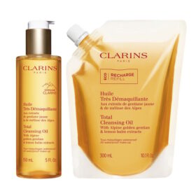 Kit de recharge d’huile démaquillante Total Cleansing Oil | Format standard + recharge | Pour une peau purifiée et sans maquillage