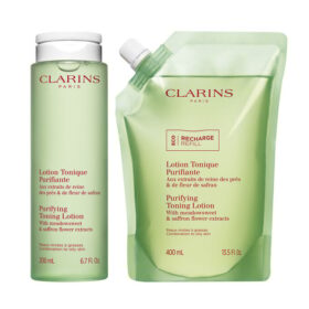 Kit de recharge de Purifying Toning Lotion | Lotion tonique purifiante en format standard et recharge | Pour peaux grasses
