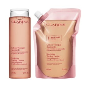 Kit de recharge de Soothing Toning Lotion | Soothing Toning Lotion en format standard et recharge | Pour peaux sensibles