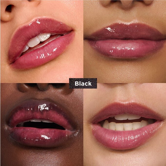 Lip Comfort Oil Noir + Blanc aux reflets chatoyants