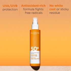 Lotion solaire en spray pour le corps – Crème solaire à large spectre SPF 50+ pour le corps