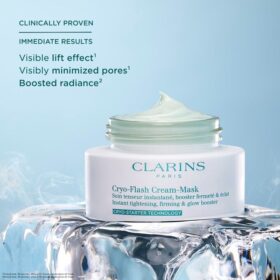 Masque Cryo-Flash – Masque visage gel-crème raffermissant et resserrant les pores