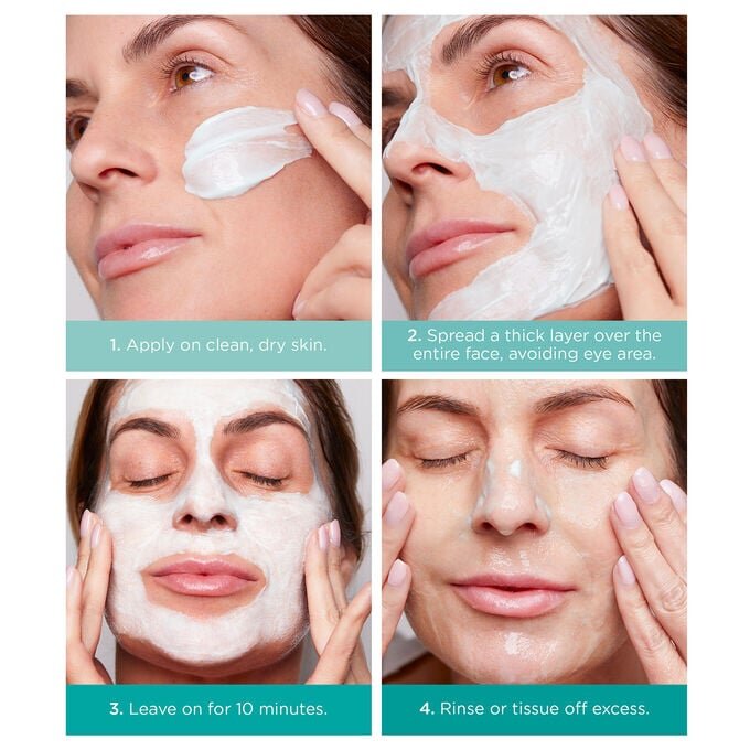 Masque Cryo-Flash - Masque visage gel-crème raffermissant et resserrant les pores