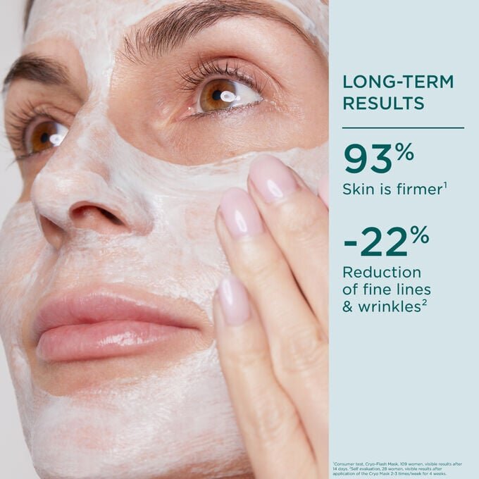Masque Cryo-Flash - Masque visage gel-crème raffermissant et resserrant les pores