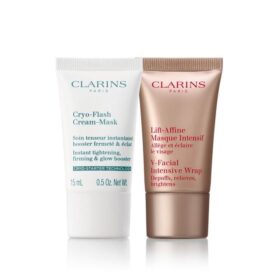 Mini-coffret de masques Prep + Recover | Comprend le masque Cryo-Flash et le masque V-Intensive Wrap | Masques pour le visage primés