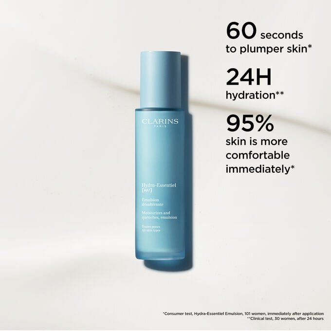 Émulsion visage Hydra-Essentiel au double acide hyaluronique - Lotion hydratante et légère