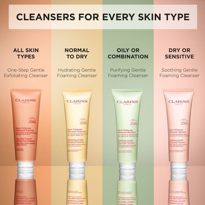 Nettoyant exfoliant doux en une seule étape – Exfoliant pour le Visage, démaquillant et nettoyant pour tous les types de peau