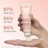 Nettoyant moussant doux et apaisant pour le visage, pour peaux sèches