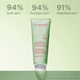 Nettoyant moussant purifiant et doux pour le visage, pour peaux mixtes à grasses