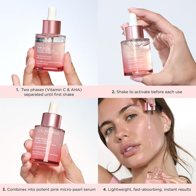 Sérum Multi-Active Éclat Vitamine C + AHA Lissant, éclat et luminosité